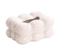 Kueohse DiseñO de Burbuja Caja de PañUelos Dispensador de Papel para BañO Mesa de Comedor Elegante Organizador de PañUelos Servilleta Decorativa, C