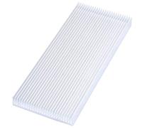 Kueohse Disipador de del Disipador de de Aluminio para Transistor de Amplificador LED de Alta Potencia 100X41X8Mm