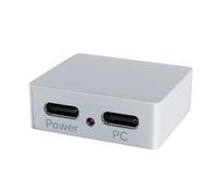 Kueohse Divisor de Potencia Type-C, Divisor de Señal USB, Soporta Control PiKVM, Suministro de Energía de 5V DC con Protección Polaridad Inversa.