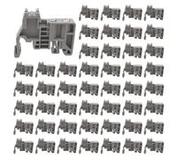 Kueohse E/Uk Din Rail Terminal Blocks End Stopper Bracket Gray, Conector del Bloque de Terminales (Paquete de 500)