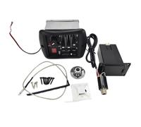 Kueohse Ecualizador de 4 Bandas Preamplificador de Guitarra Acústica Piezoeléctrica con de Afinación Jack de Latón para Guitarra Folk