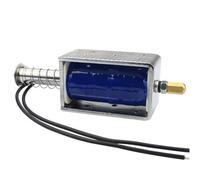 Kueohse Electroimán Telescópico Eléctrico -1264B de CC de Alta Potencia con Solenoide de 12 V y Recorrido de 30 mm. Bobina Magnética.
