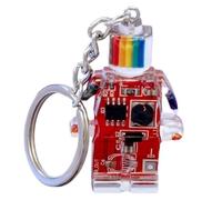 Kueohse Electrónico de Robot de Alcance Rápido, Hecho A Mano, para Teléfono, Elegante, Color Rojo.