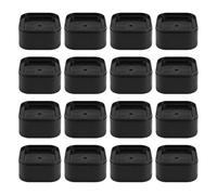 Kueohse Elevadores de cama ajustables de 3,5 cm, apilables, resistentes, bloques de elevación de cama cuadrados, 16 unidades, duraderos