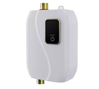 Kueohse Enchufe de la UE, 3000W 220V Mini Calentador de Agua InstantáNeo Calentador de Agua EléCtrico InstantáNeo Calentador de Agua Sin Tanque -