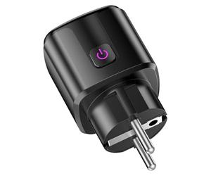 Kueohse Enchufe Tuya 20 A con Wifi, Enchufe Inteligente con Alimentación CA de 100 A 240V, Corriente con Temporizador Voz para Hogar, Enchufe Tuya Smart Life, Enchufe Europeo B