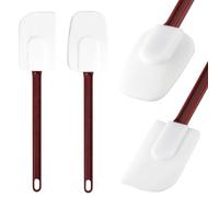 Kueohse EspáTula y Cuchara Resistentes EspáTula de Silicona para Altas Temperaturas EspáTulas de Goma Grandes para Uso en Cocina EspáTula Comercial