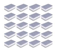 Kueohse Esponjas para Fregar de Alta Resistencia, Esponja para Lavar Platos de Doble Cara para Cocina, Esponja para Fregar de Limpieza Profunda Multiusos, Gris 20 Piezas