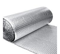 Kueohse Espuma Aislante Reflectante Doble, Rollo de Aislamiento de con Barrera Radiante Reflectante para Ventanas, para Mantener el