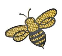 Kueohse Estación de Agua Reutilizable Multiusos para Abejas. Bandeja Flotante con Forma de Abeja para Polinizadores, Mariposas y Abejas.