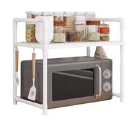 Kueohse Estante de Almacenamiento de Cocina de Múltiples, Estante Ajustable para Microondas, Estante de Encimera para Condimentos, Accesorio de Cocina B