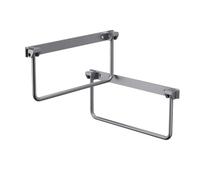 Kueohse Estante de Zapatos Plegable para RV-Estante Montado en la Pared, Soporte Eficiente y Estante de Almacenamiento para Varios Zapatos, Paquete de 2