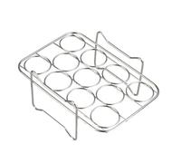 Kueohse Estante para Vaporizador de Huevos Estante para Freidora de Aire de Acero Inoxidable para Foodi DZ201/401 Accesorios para Freidora de Aire