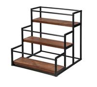 Kueohse Estantería de sirope para café, 3 pisos, para vino, para cocina