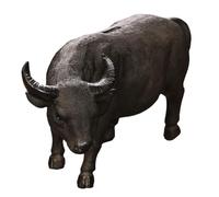 Kueohse Estatua de Vaca Regalo Hucha Moneda Moneda Penny Hucha Coleccionable Escultura de Vaca Negro