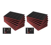 Kueohse Este Juego Caja Herramientas 14 Piezas Cuenta con Forro Espuma y Mide 40 X 30 X 2,3 cm Es Ideal para Cajas Herramientas Cajas Rígidas Cajas Herramientas Tipo Cajón Cámaras y Más