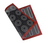 Kueohse Estera para Hornear de Hojaldre de MacarróN con Estampado Reversible de Silicona de 30X40 Cm, Revestimiento Antiadherente para ReposteríA, Horno, Hoja Perforada para Pasteles