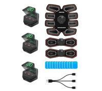Kueohse Estimulador Muscular EMS, Tonificador Muscular Abdominal, 10 Modos y 20 Intensidades para Entrenamiento de Abdominales, Piernas y Caderas.