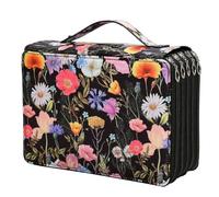 Kueohse Estuche con Ranuras para Lápices, Estuche de Gran Capacidad, Organizador de Papelería, Estuche Grande para Lápices, Kit A