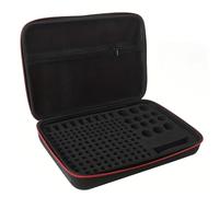 Kueohse Estuche Organizador de Baterías con Comprobador, Bolsa de Almacenamiento para Baterías, Ignífugo y A Prueba de Explosiones.