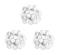 Kueohse Etiquetas Borde de Metal Etiquetas para Llaves Etiquetas Redondas de Papel con Anillos de Metal para Llaves de Coche y Llaves de Puerta (150 Piezas)