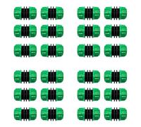 Kueohse Extensor de Conector de Reparación de Manguera de 24 Uds para Unir Manguera de Jardín de 1/2 Pulgada, Conexión de Reparación Rápida, Unión de Manguera de Jardín