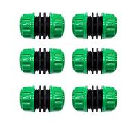 Kueohse Extensor de Conector de ReparacióN de Manguera de 6 Uds para Unir Manguera de JardíN de 1/2 Pulgada, ConexióN de ReparacióN RáPida, UnióN de Manguera de JardíN