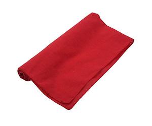 Kueohse Fancy Plain Bandana 100% algodón Head Neck Wrist Wrap Pañuelo Pañuelo Bufanda 12 Color Color: Rojo, rojo, Talla única