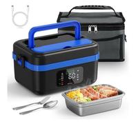 Kueohse Fiambrera Eléctrica Portátil con Calentador de Alimentos Autocalentable y Funciones Inteligentes para Adultos.