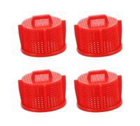 Kueohse Filtros de Lavadora, Tamiz de Válvula de Entrada de Lavado, Tamiz de Máquina para Lavado, Purificador de Agua, Filtro de Agua Doméstico Rojo
