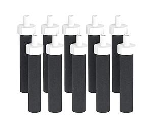 Kueohse Filtros de Repuesto para de Agua de CarbóN Activado para BB06, Borde Duro, Filtros para Deportivas, 10 Unidades