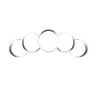 Kueohse For 958 2011-2018 Plata Car Dashboard Meter Ring Covers Trim DecoracióN Interior