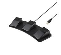Kueohse FS23-PM Interruptor de Pie Triple USB Multifuncional Personalizar Pedal Interruptor MecáNico para AdquisicióN de ImáGenes Control de Juegos