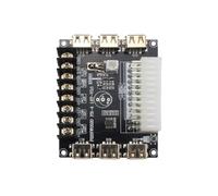 Kueohse Fuente de AlimentacióN ATX de 24 Pines/20 Pines MóDulo de Placa de ConexióN Adaptador Conector de AlimentacióN Soporte 12V -12V 5V 5VSB 3.3V Sin Estuche