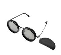 Kueohse Gafas de Sol Ajustables de 1 A 9 Velocidades, Redondas, Polarizadas, con Filtro ND, Estilo Retro, Unisex, Estilo Vintage.