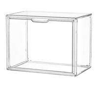 Kueohse GeldböRsen Organizador de almacenamiento para SchräNke, acrílico transparente, organizador apilable con puerta magnética