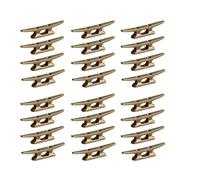 Kueohse Grapa para Muelle de Barcos de 4 Pulgadas para Amarrar Barcos de Bronce de Hierro Fundido Adecuado para DecoracióN MaríTima de Lago de Playa NáUtica, 24 Piezas