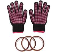 Kueohse Guantes resistentes al y 3 rollos de 10 mm x 33 m 108 pies de cinta de presión de , guantes resistentes al , guante, cinta térmica, cinta de sublimación