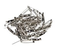 Kueohse Hallazgos 50pcs Broche Pins Bar 32 mm