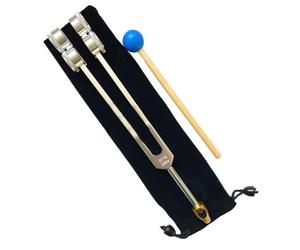 Kueohse Herramienta de diafragma de aluminio de 64 Hz con martillo, sonido curativo, vibración, diagnóstico, terapia, herramienta de cuidado de , duradera, fácil de usar