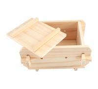 Kueohse Herramienta de Molde de Tofu, Caja de Prensa de Madera ExtraíBle, Kit de Molde de Prensa de Fabricante de Tofu de Cocina para Molde de Tofu DIY para Cocinar Hecho a Mano