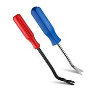 Kueohse Herramienta para Quitar Clavos de Grapas de TapiceríA, 2 Piezas Herramienta para Quitar Clavos de Acero para Quitar Grapas en Muebles Caja de Madera