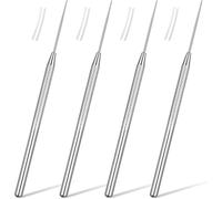Kueohse Herramientas de Aguja de Arcilla para Esculturas de Cerámica con Agarre Antideslizante y Protector para Esculpir Cerámica y Tallar Detalles.