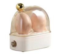 Kueohse Hervidor de Huevos Eléctrico Automático, Hervidor Rápido de Huevos, Máquina de Desayuno, Hervidor de Huevos Multifunción para 2 Huevos, Enchufe Europeo,