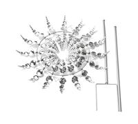 Kueohse Hilanderos de Viento para Exteriores, Hilanderos de Jardín de Metal de 30 Cm, Esculturas de Viento para Decoración de Jardines