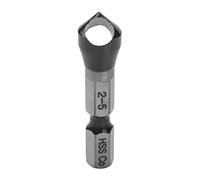 Kueohse HRC89 TiAlN - Broca avellanadora hexagonal (HSS-Co, M35, 2-5 mm)