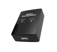 Kueohse Hub USB 2.0 de 2 Puertos Conmutador USB Impresora Compartida Dos Computadoras Comparten un Dispositivo USB Divisor USB de Salida 2 en 1 Comparte Disco U