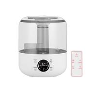 Kueohse Humidificador de Aire de 3 L, Gran Capacidad, para el Hogar, Difusor de Aroma con Vaporizador y Temporizador de Control Remoto para Dormitorio, Enchufe UE.