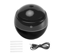Kueohse Humidificador de Aire PortáTil USB UltrasóNico Difusor de Aroma Luz LED Difusor de Aceite EléCtrico Aromaterapia Negro