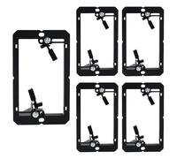 Kueohse Ideal para Placa de Pared de un Solo Módulo: 5 Soportes de Montaje de Bajo Voltaje, Compatibles con Cables Telefónicos, Cables de Red y Conexiones Coaxiales.